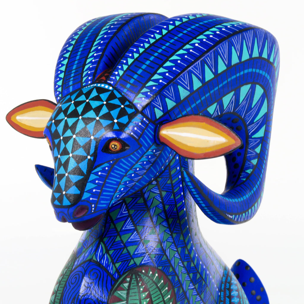 Majestic Bighorn Ram - Oaxacan Alebrije Wood Carving – VivaMexico