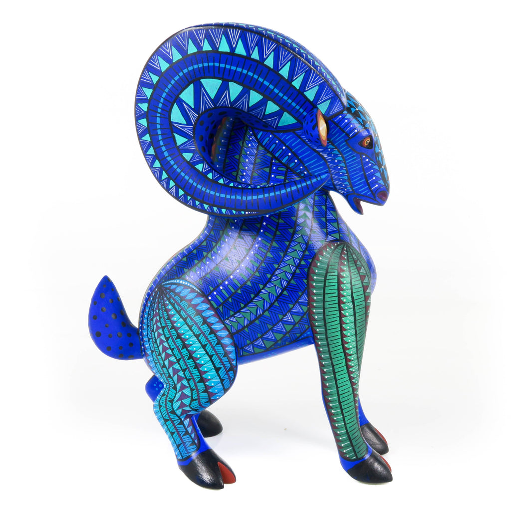 Majestic Bighorn Ram - Oaxacan Alebrije Wood Carving – VivaMexico