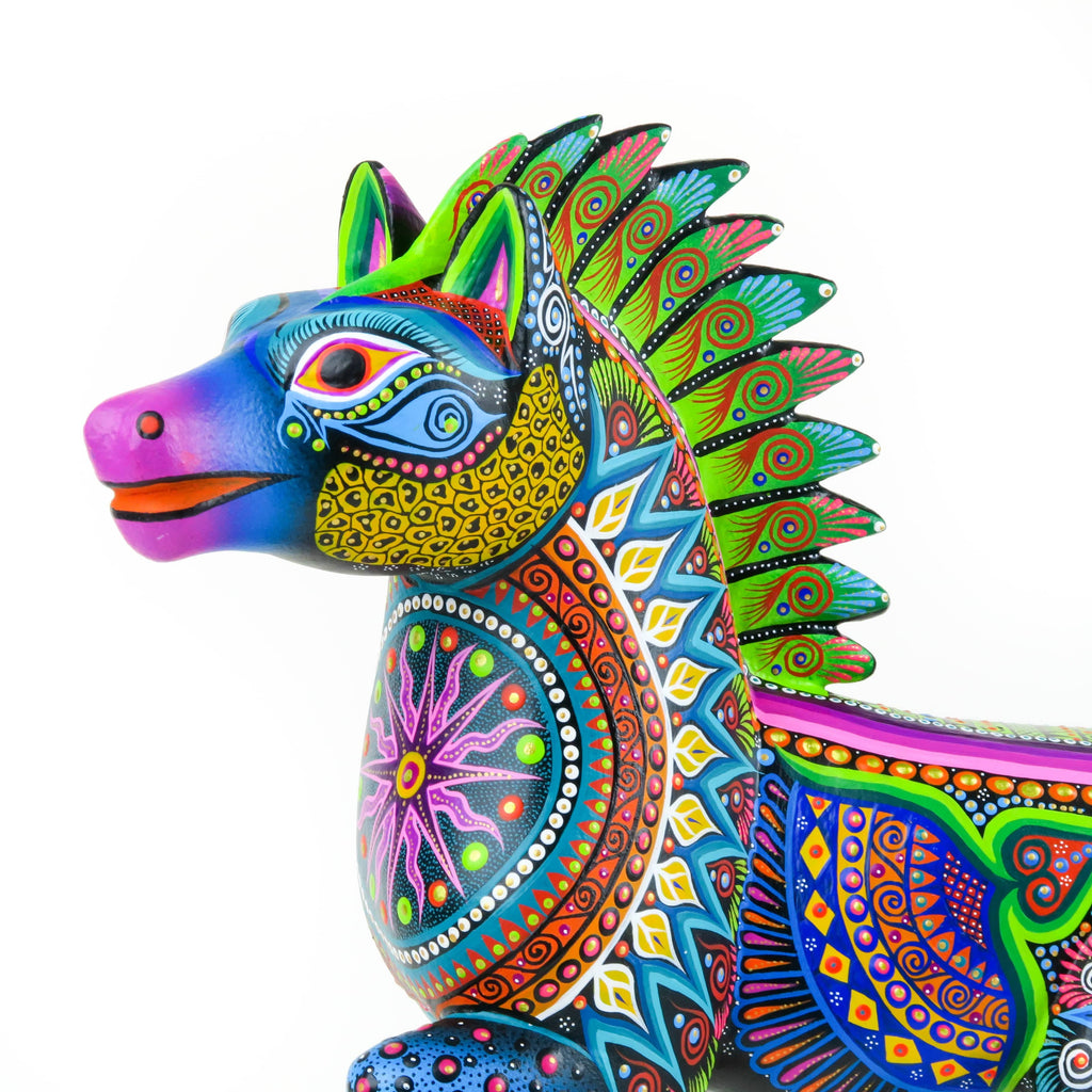 Red Horse Mexican Wood Carving Alebrije