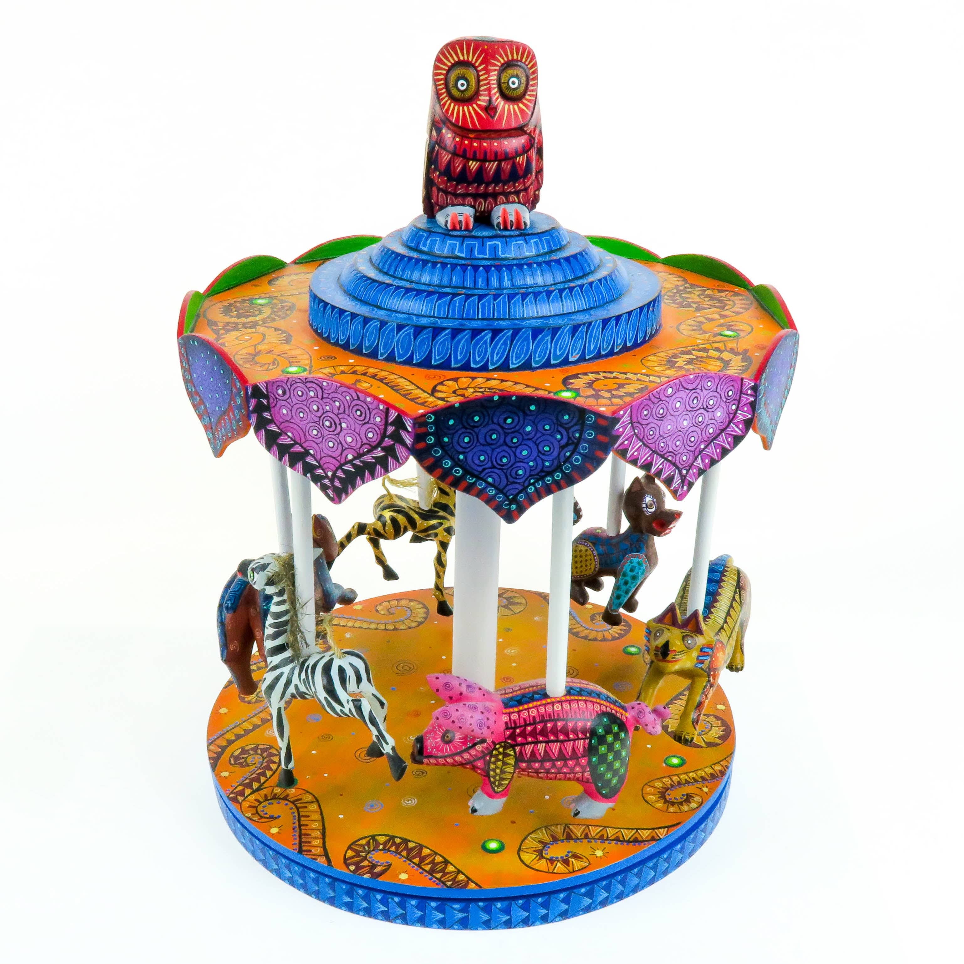 Masterpiece Animal Carousel - Oaxacan Alebrije Wood Carving