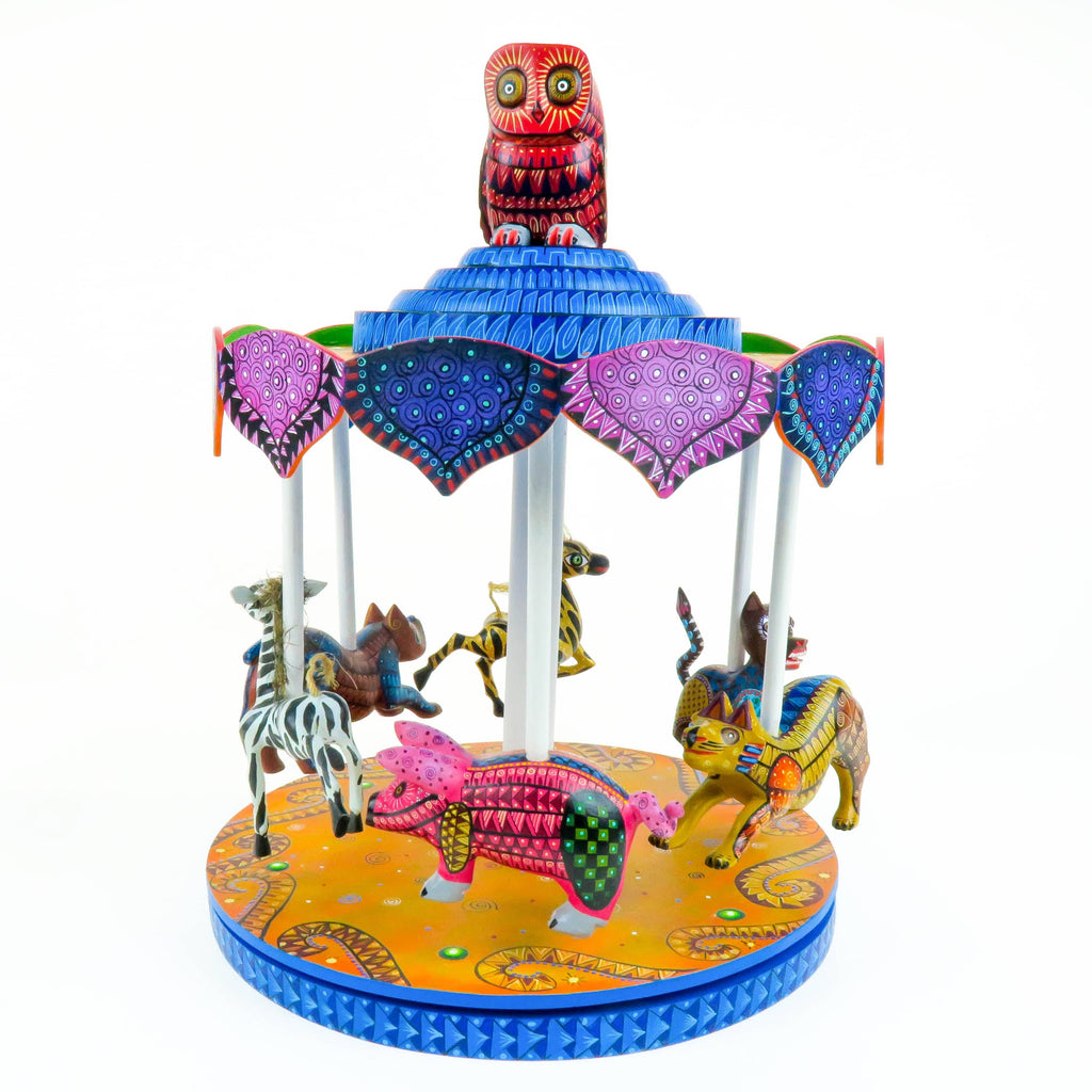 Masterpiece Animal Carousel - Oaxacan Alebrije Wood Carving