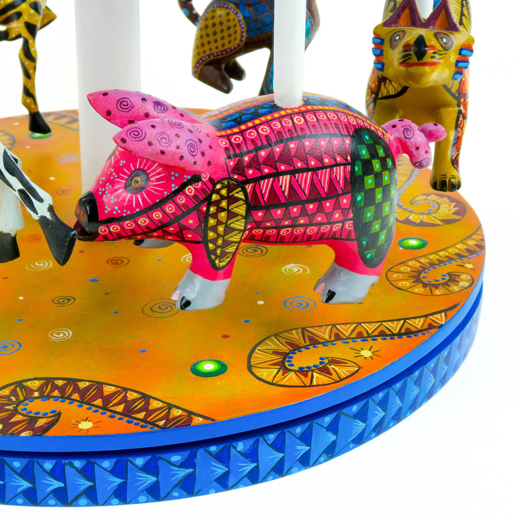 Masterpiece Animal Carousel - Oaxacan Alebrije Wood Carving