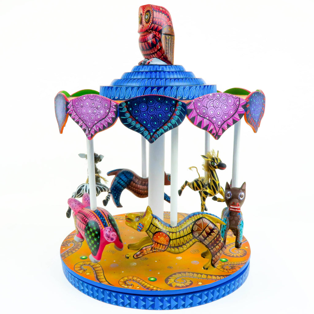 Masterpiece Animal Carousel - Oaxacan Alebrije Wood Carving