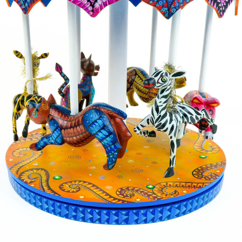 Masterpiece Animal Carousel - Oaxacan Alebrije Wood Carving
