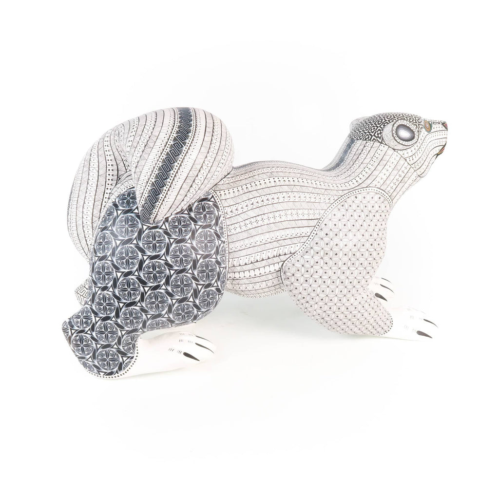 Masterpiece Zapotec Skunk - Oaxacan Alebrije Wood carving