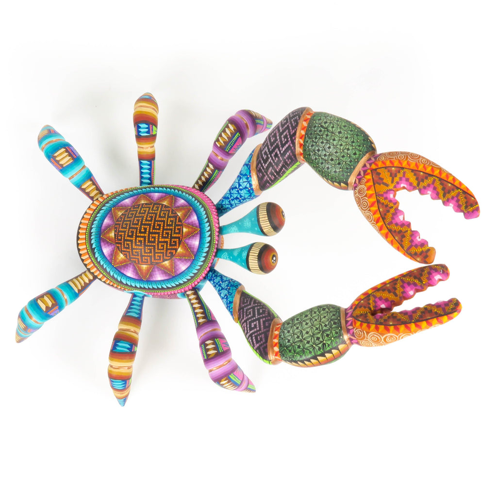 Masterpiece Crab - Oaxacan Alebrije Wood Carving – VivaMexico.com