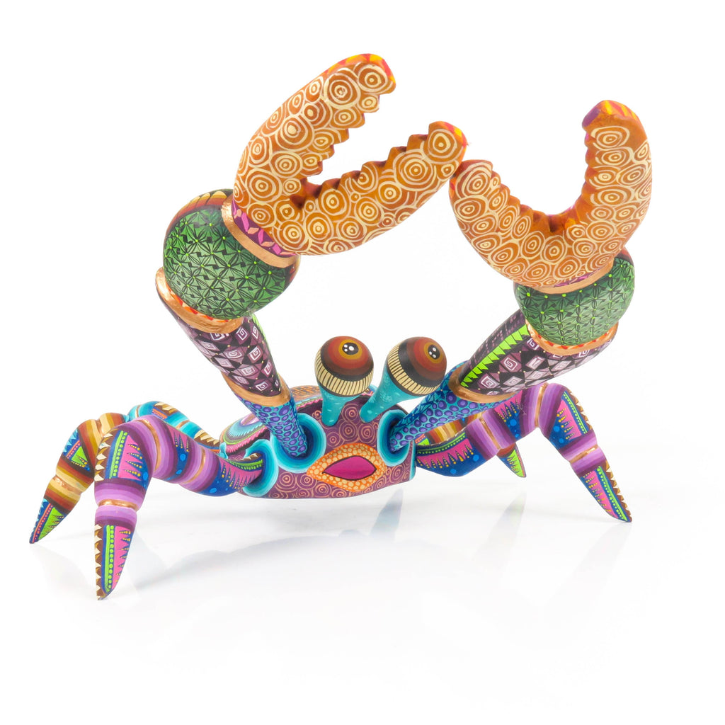 Masterpiece Crab - Oaxacan Alebrije Wood Carving – VivaMexico.com