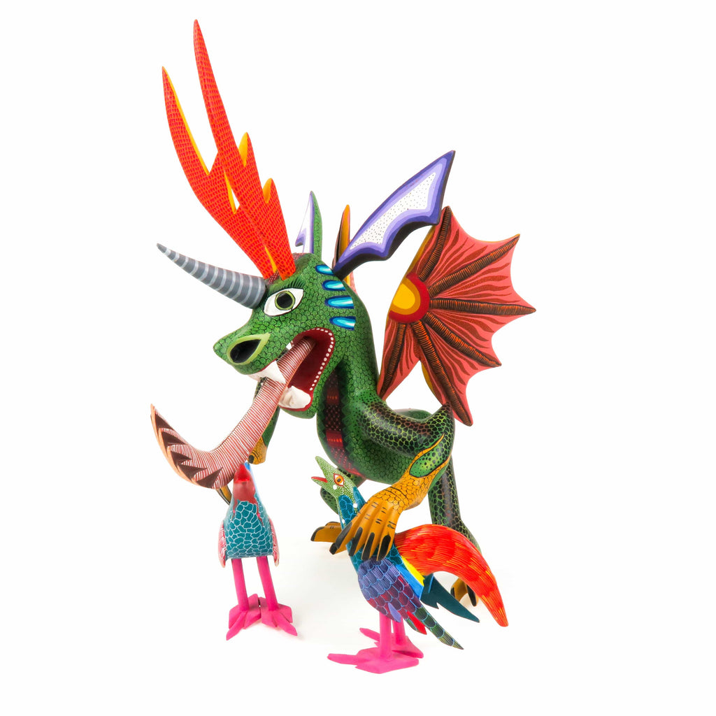 Masterpiece Dragon - Oaxacan Alebrije Wood Carving – VivaMexico