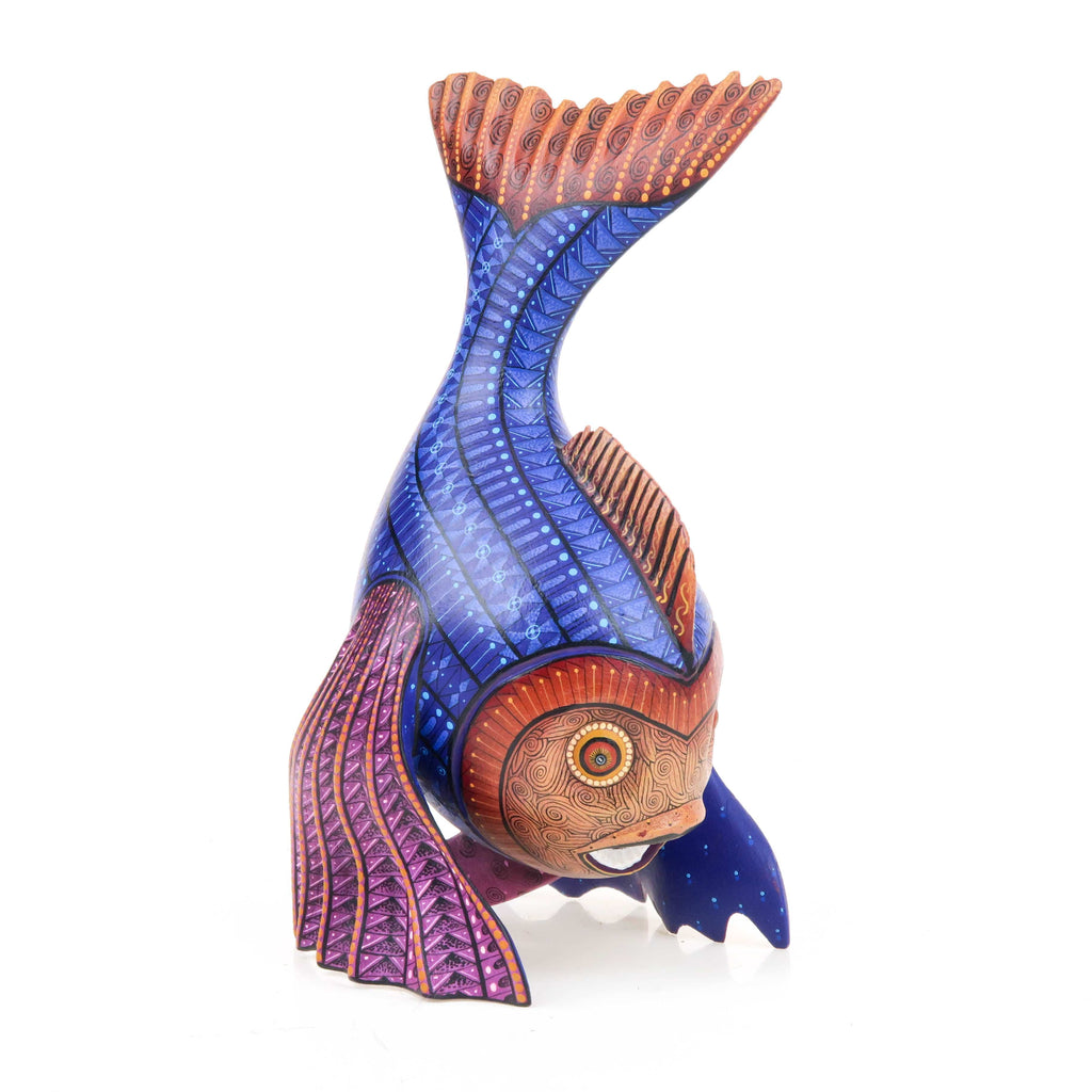 Masterpiece Fish - Oaxacan Alebrije Wood Carving – VivaMexico.com