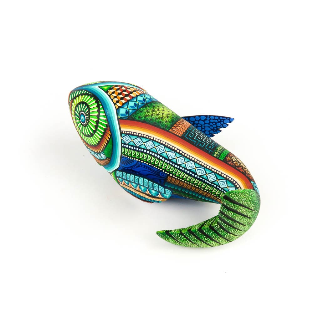 Masterpiece Fish - Oaxacan Alebrije Wood Carving Mexican Folk Art