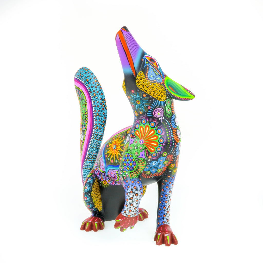 Masterpiece Howling Coyote - Oaxacan Alebrije Wood Carving – VivaMexico ...