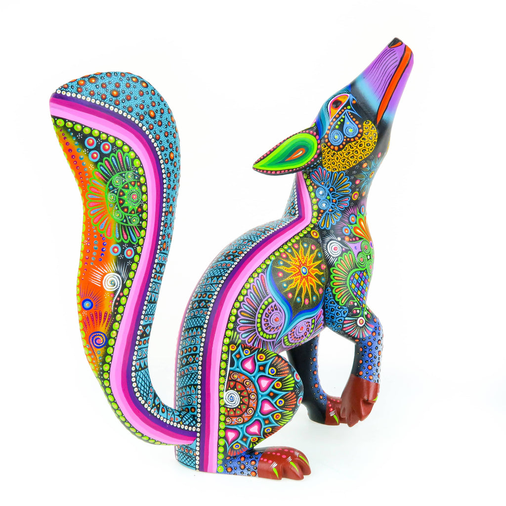 Masterpiece Howling Coyote - Oaxacan Alebrije Wood Carving – VivaMexico ...