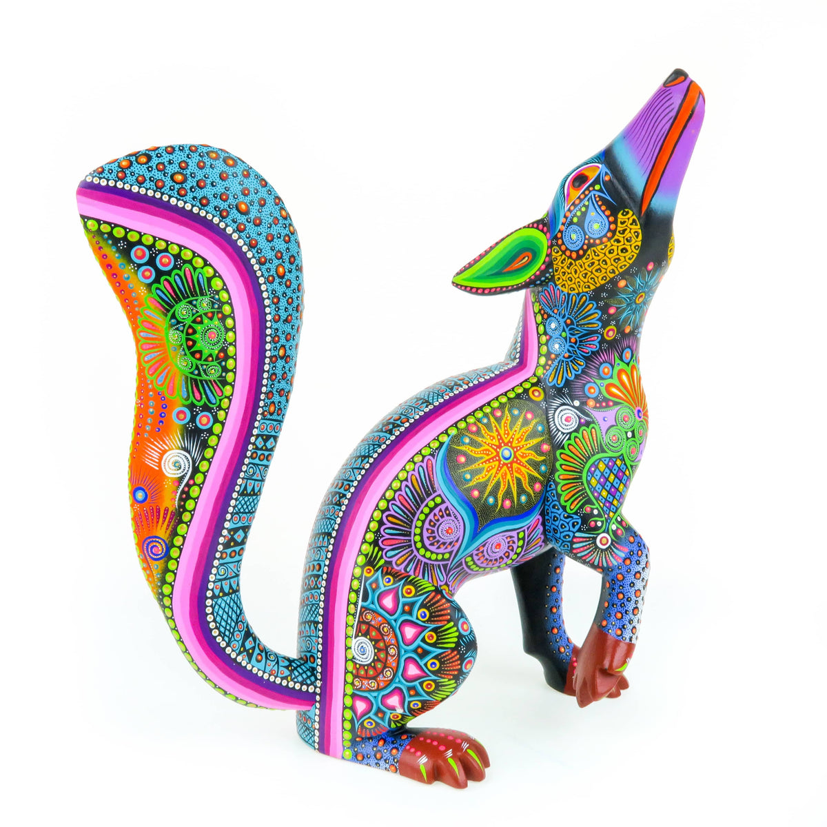 Masterpiece Howling Coyote - Oaxacan Alebrije Wood Carving – VivaMexico ...