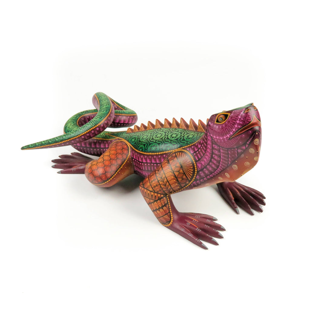 Masterpiece Iguana - Oaxacan Alebrije Wood Carving