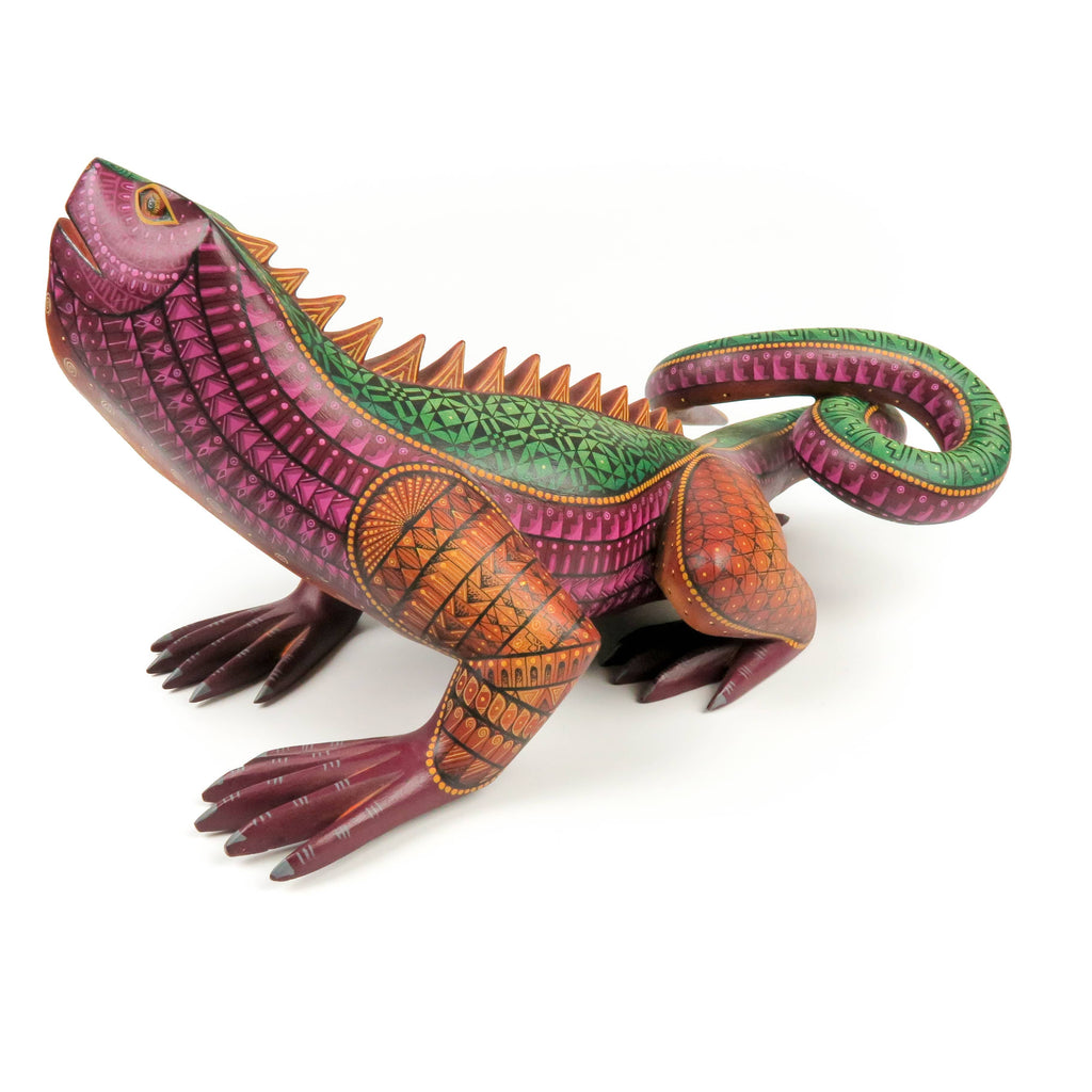 Masterpiece Iguana - Oaxacan Alebrije Wood Carving