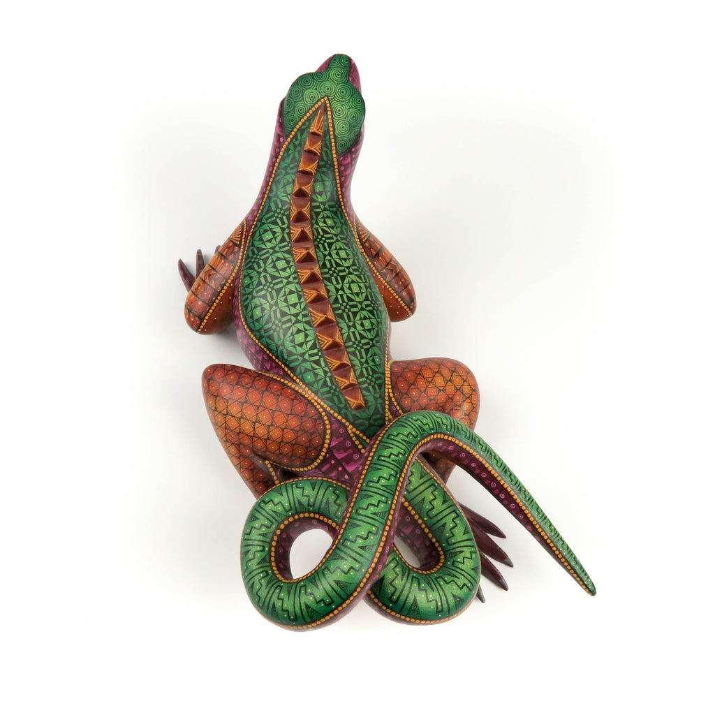 Masterpiece Iguana - Oaxacan Alebrije Wood Carving