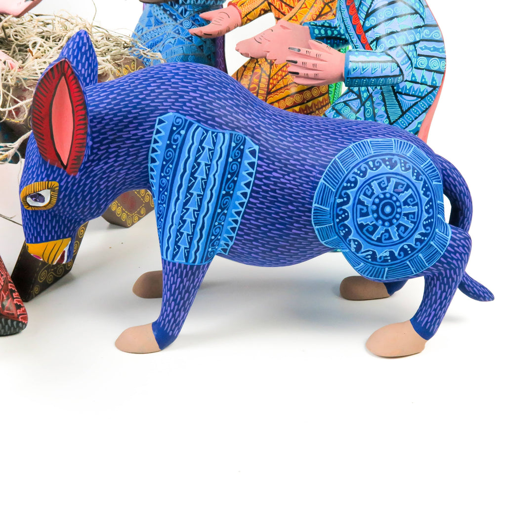 Masterpiece Nativity Scene - Oaxacan Wood Carving – VivaMexico.com