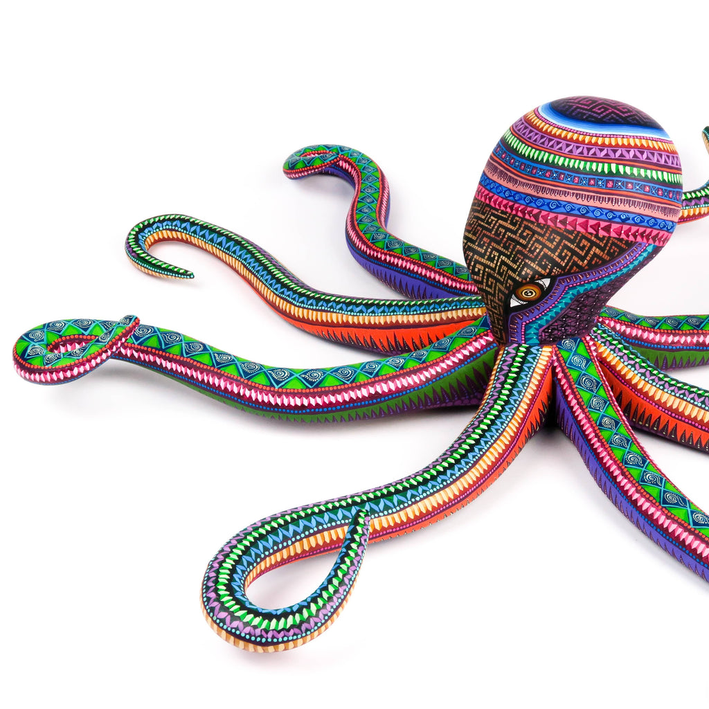 Masterpiece Octopus - Oaxacan Alebrije Wood Carving - Jose Clavo