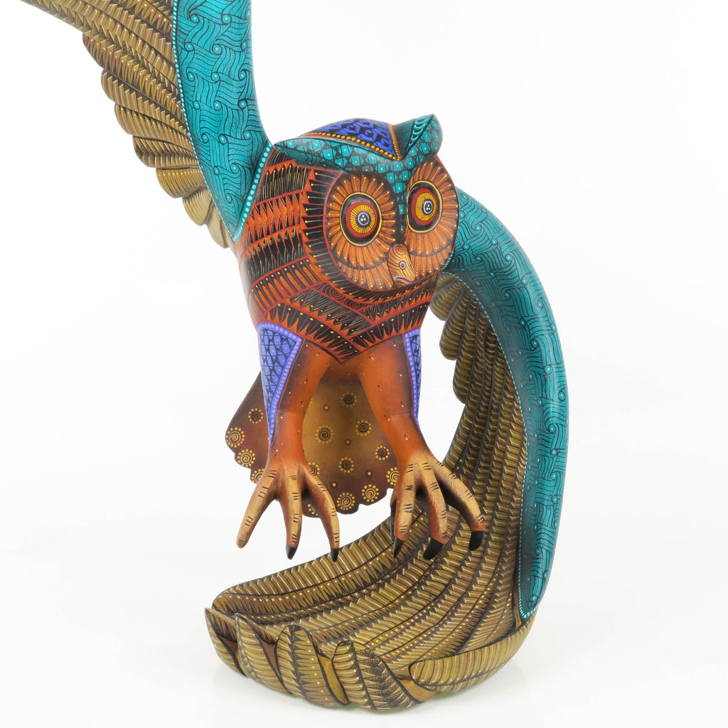 Masterpiece Owl - Oaxacan Alebrije Wood Carving – VivaMexico.com