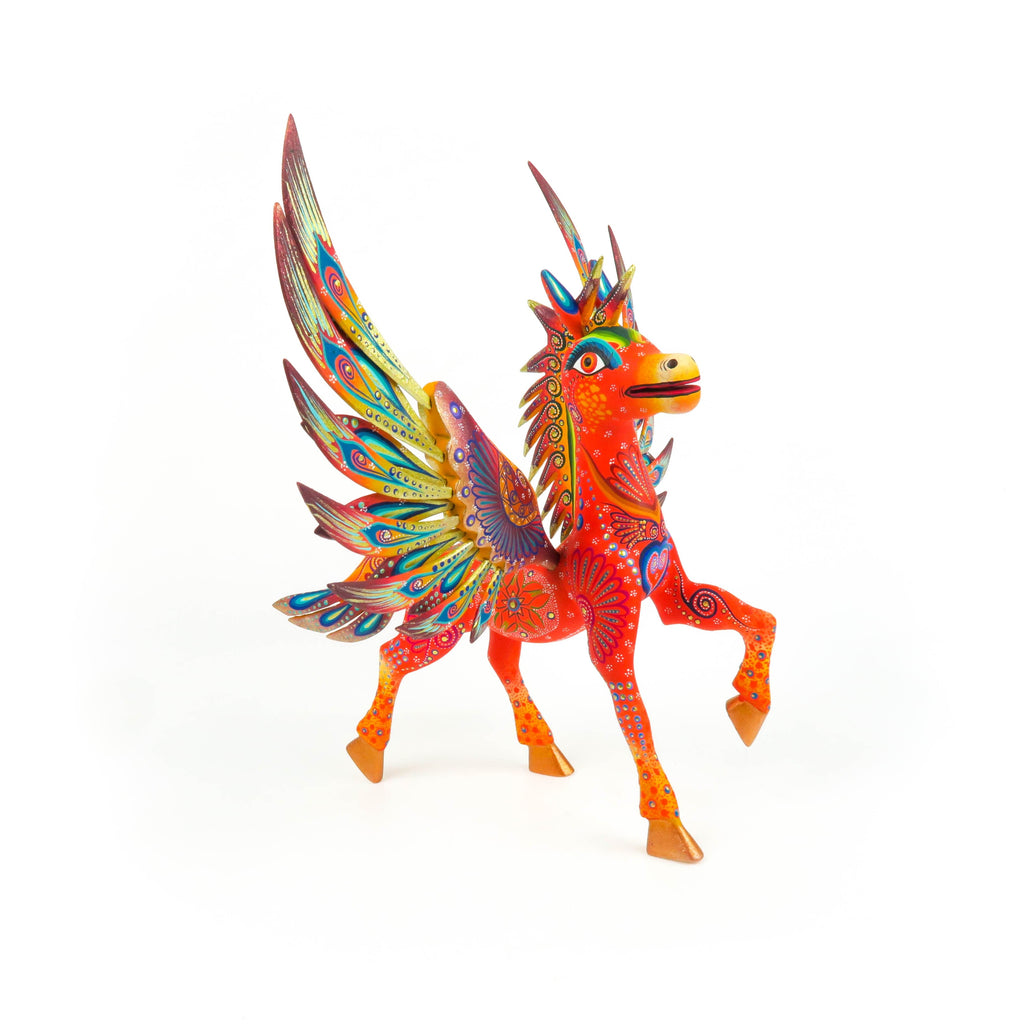 Masterpiece Pegasus Horse - Oaxacan Alebrije Wood Carving