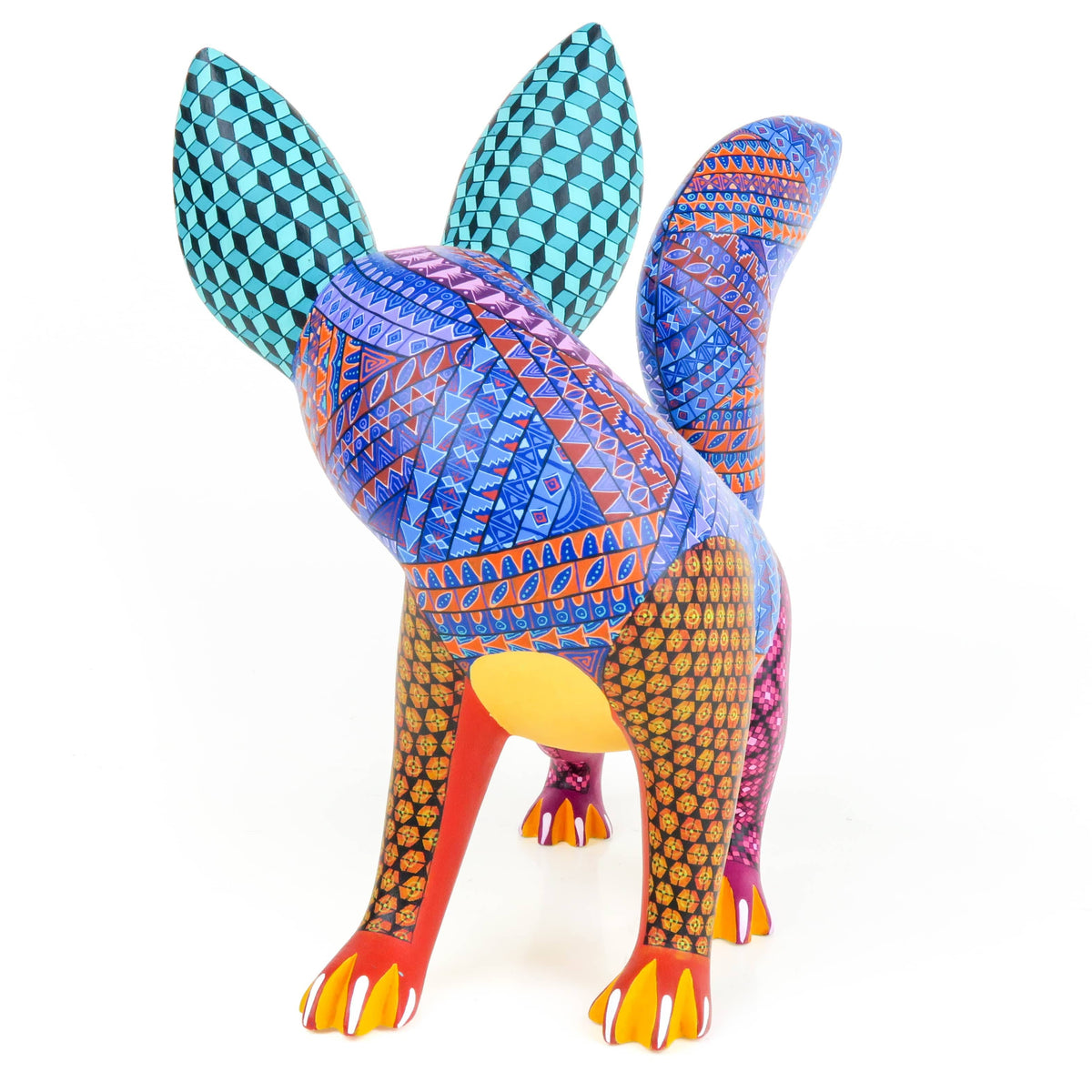 Masterpiece Turning Fox - Oaxacan Alebrije Wood Carving – VivaMexico ...