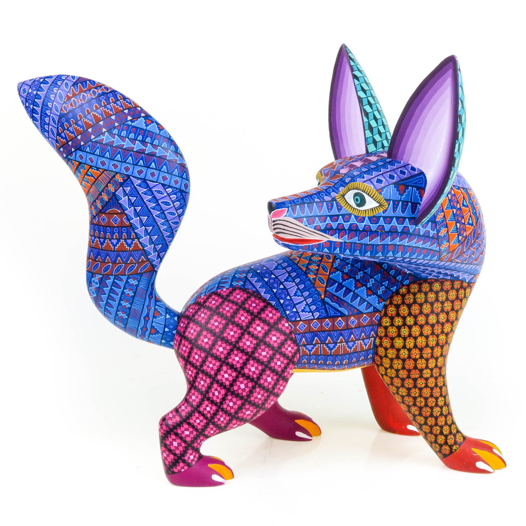 Masterpiece Turning Fox - Oaxacan Alebrije Wood Carving – VivaMexico ...