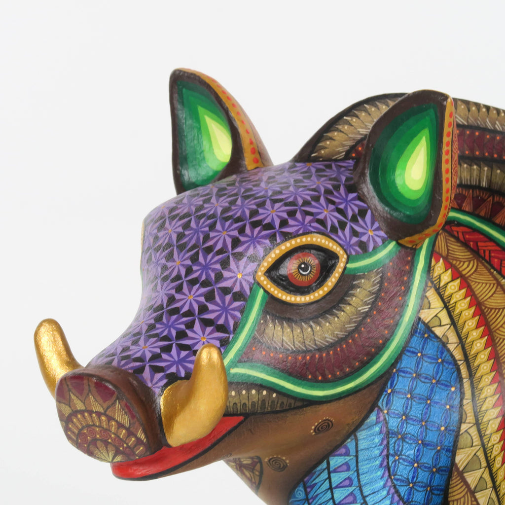 Masterpiece Wild Boar - Oaxacan Alebrije Wood Carving – VivaMexico