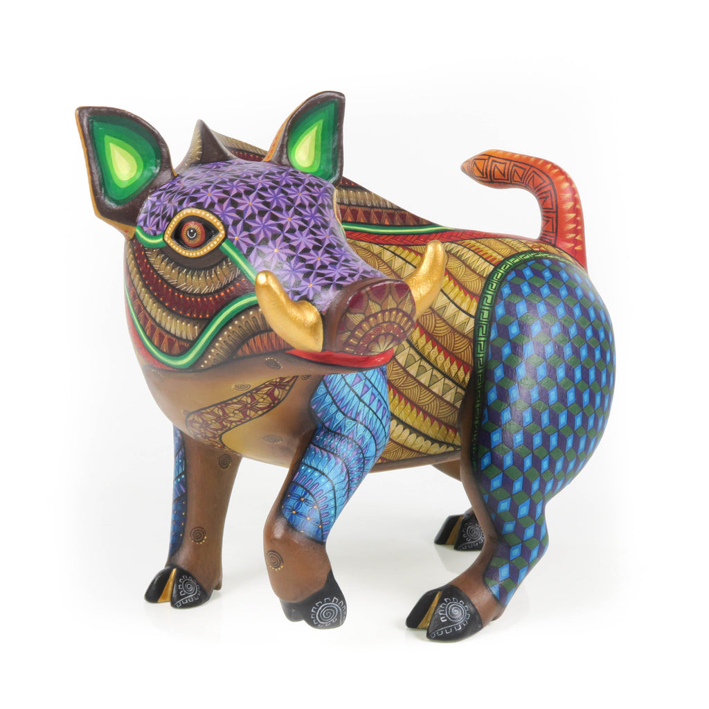 Masterpiece Wild Boar - Oaxacan Alebrije Wood Carving – VivaMexico