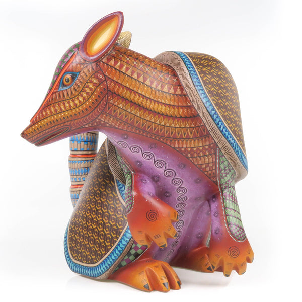 Masterpiece Zapotec Armadillo - Oaxacan Alebrije Wood Carving ...