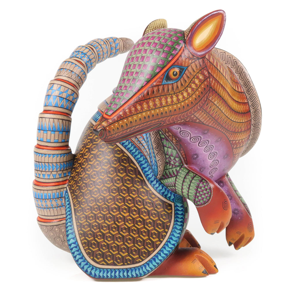 Masterpiece Zapotec Armadillo - Oaxacan Alebrije Wood Carving ...