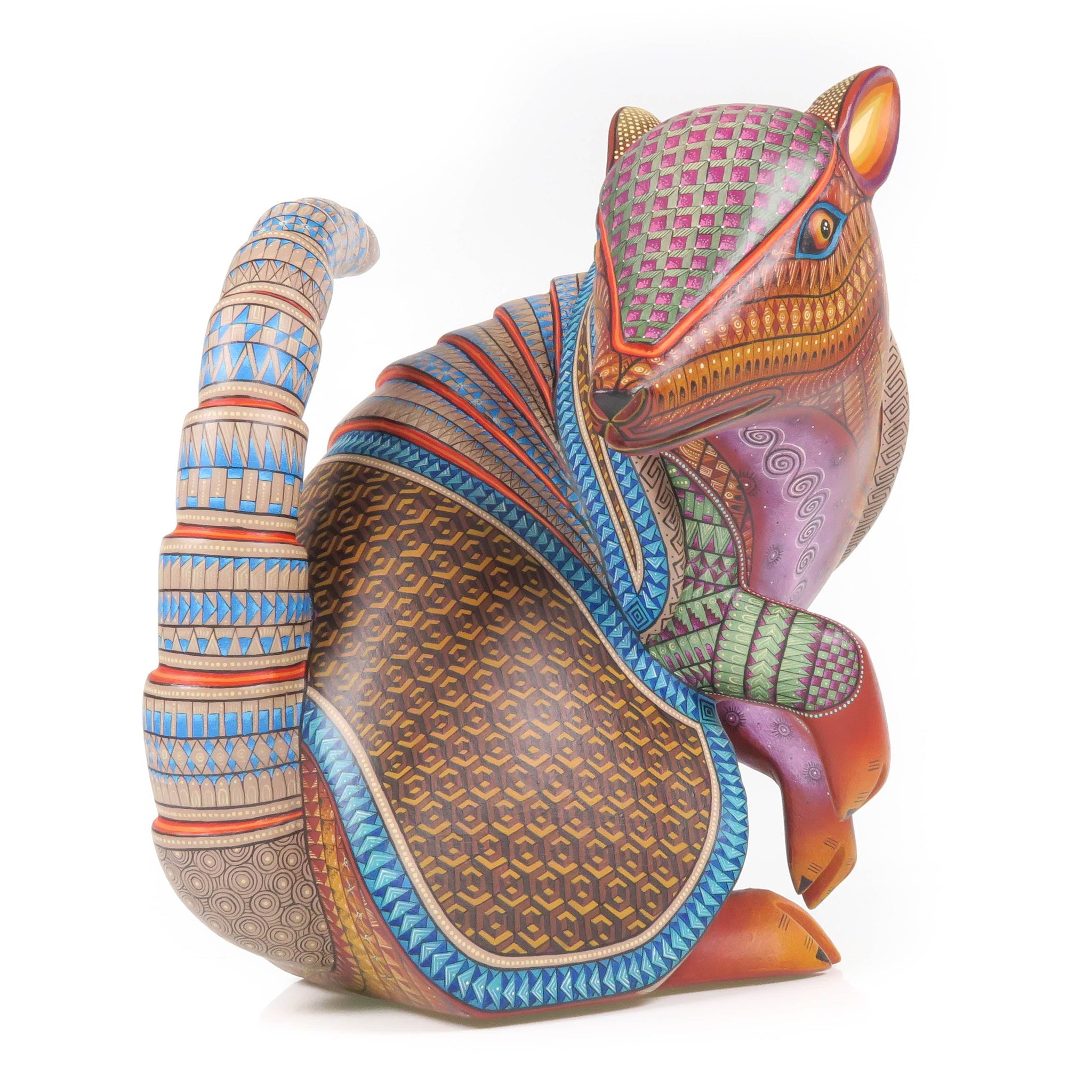 Masterpiece Zapotec Armadillo - Oaxacan Alebrije Wood Carving ...