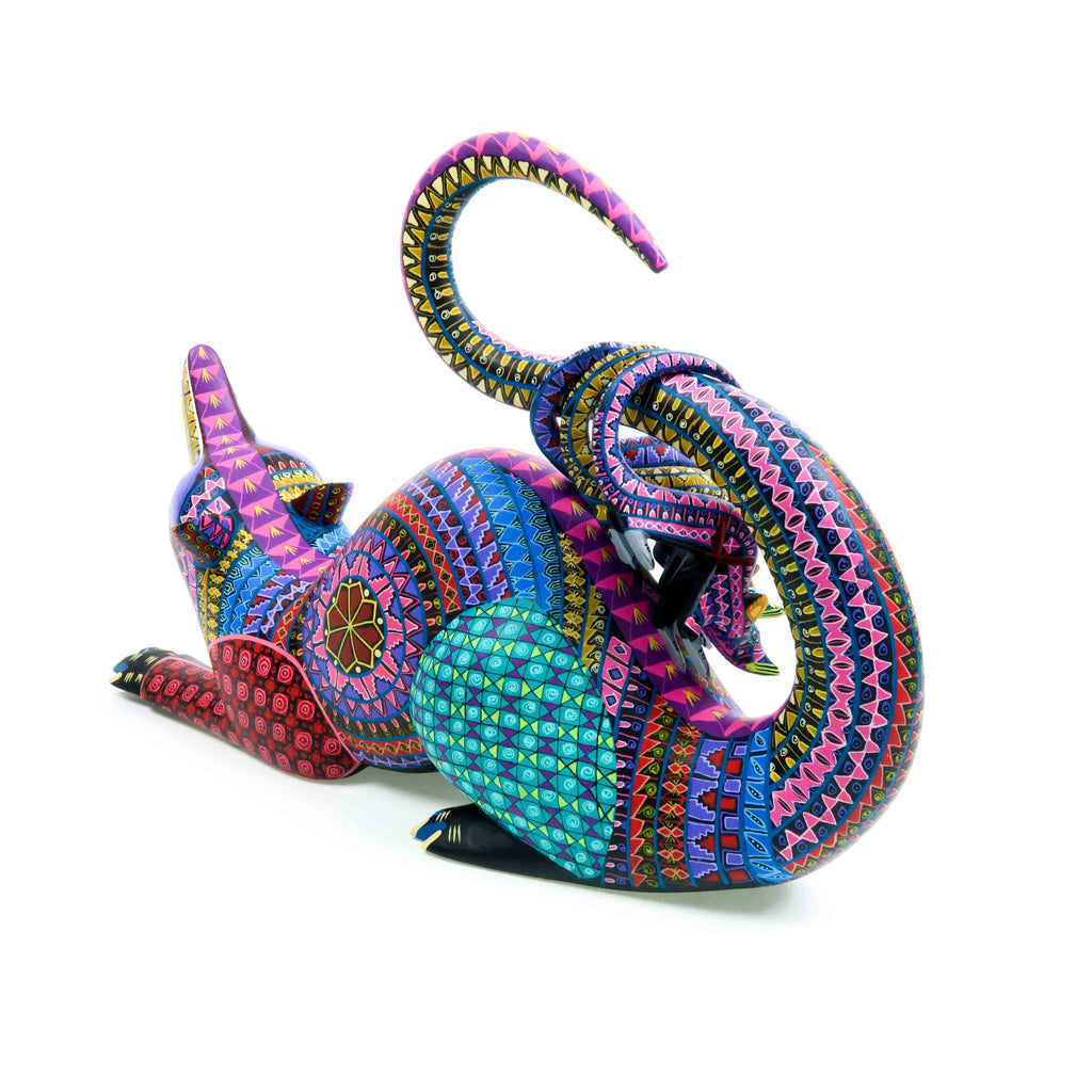 Masterpiece Zapotec Opossum Mother & Babies - Oaxacan Alebrije