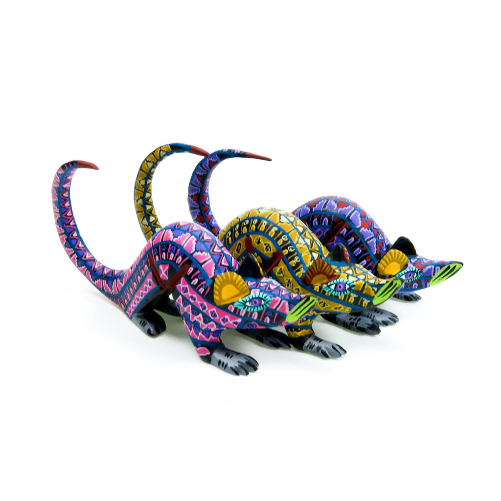 Masterpiece Zapotec Opossum Mother & Babies - Oaxacan Alebrije