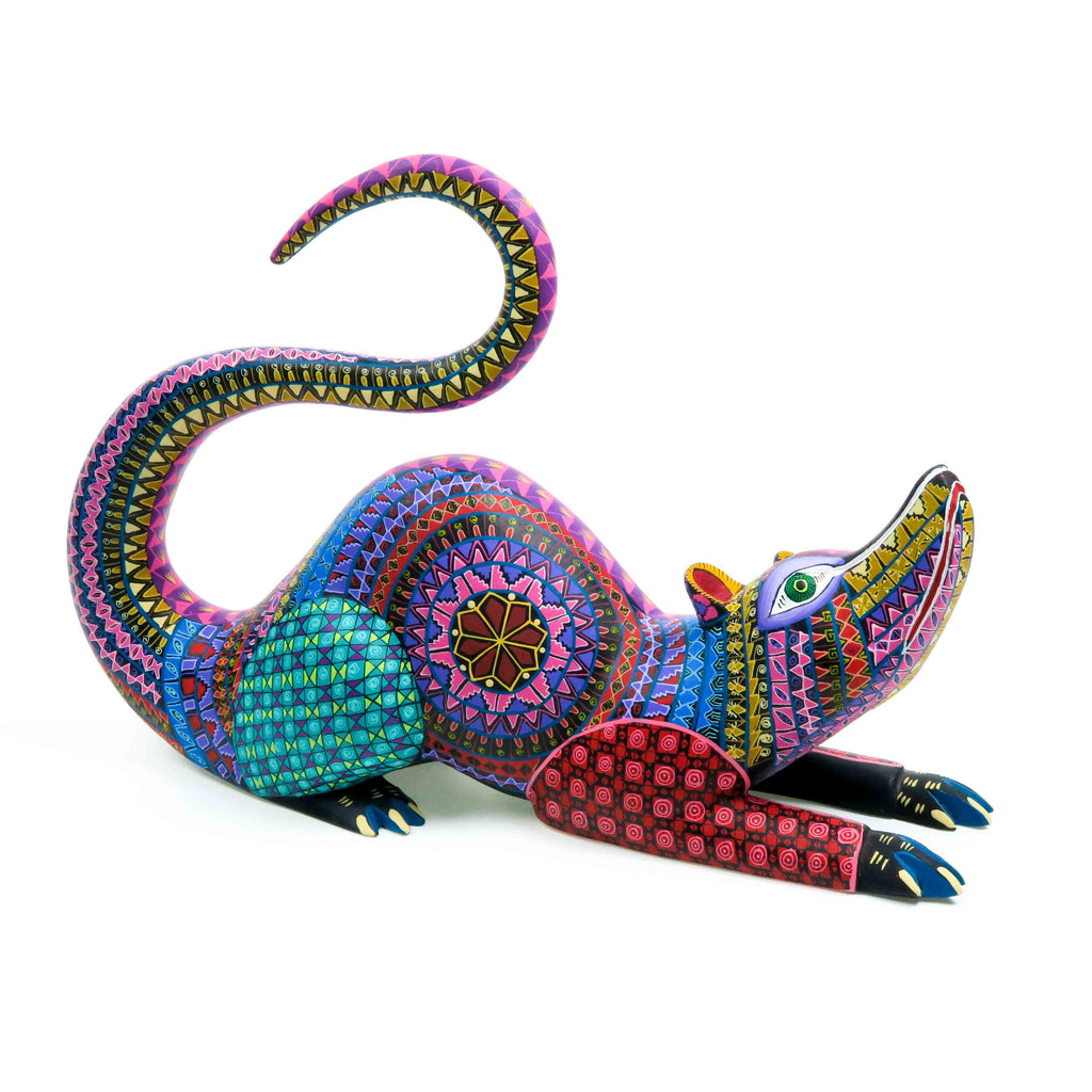 Masterpiece Zapotec Opossum Mother & Babies - Oaxacan Alebrije