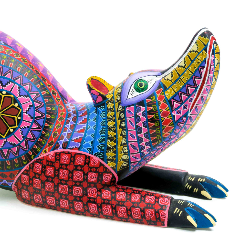Masterpiece Zapotec Opossum Mother & Babies - Oaxacan Alebrije