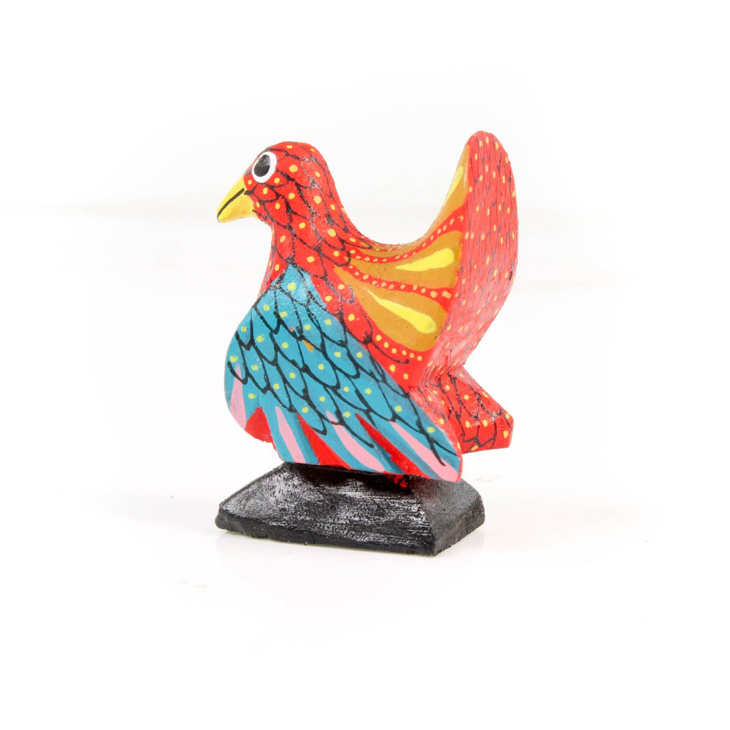 Mini Chicken - Oaxacan Alebrije Wood Carving – VivaMexico.com