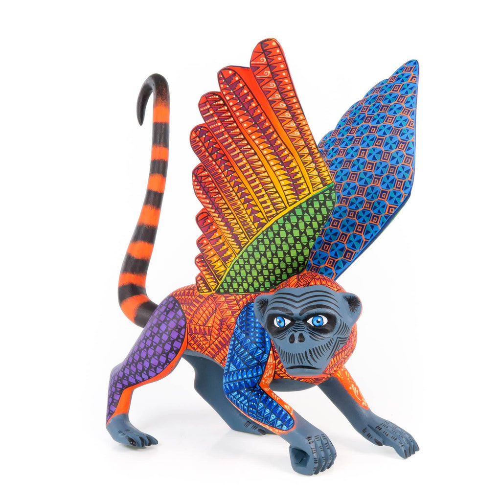 Monkey & Eagle Fusion - Oaxacan Alebrije Wood Carving – VivaMexico