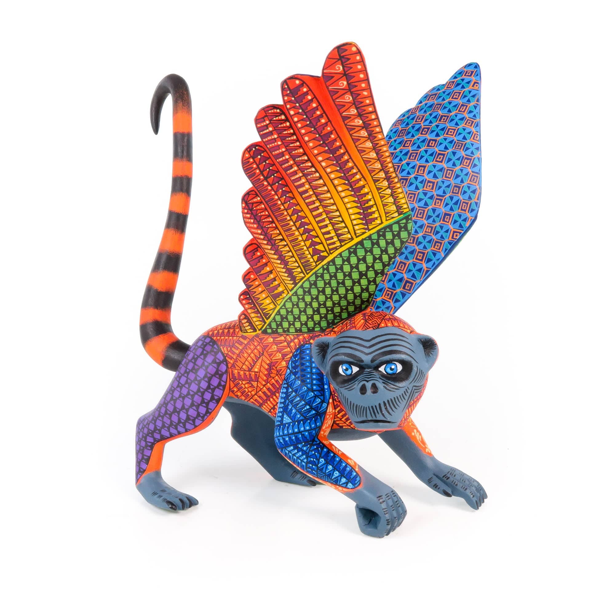 Monkey & Eagle Fusion - Oaxacan Alebrije Wood Carving – VivaMexico