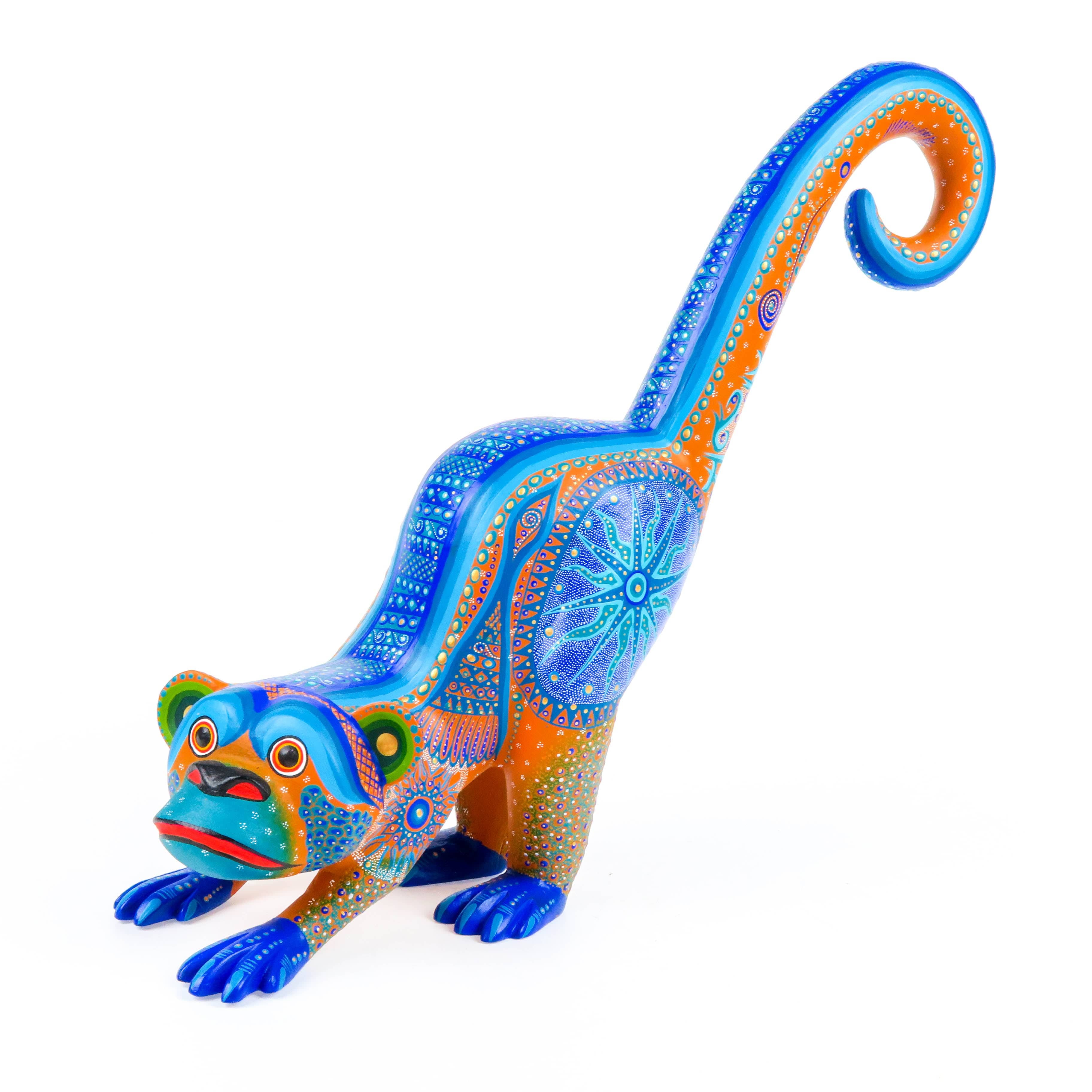 Monkey - Oaxacan Alebrije Wood Carving – VivaMexico.com - Mexican Art