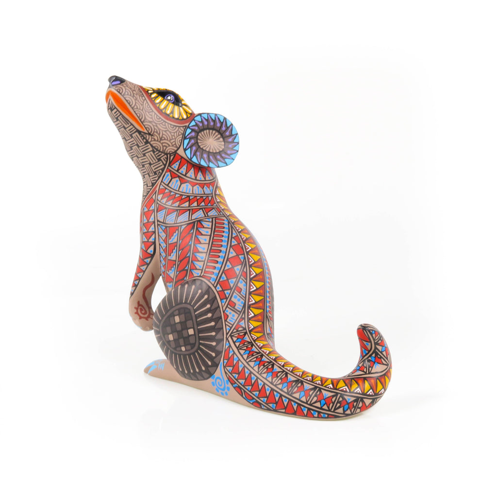 Mouse - Oaxacan Alebrije Wood Carving – VivaMexico.com - Mexican Art