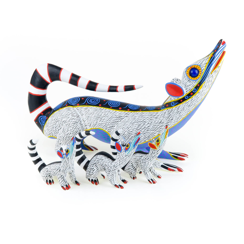 Opossum Mother & Babies - Oaxacan Alebrije Wood Carving – VivaMexico ...