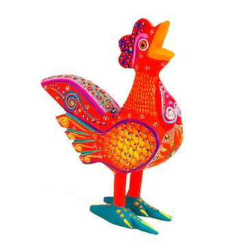 Chicken Oaxacan Alebrije Wood Carvings For Sale - Free US Shipping