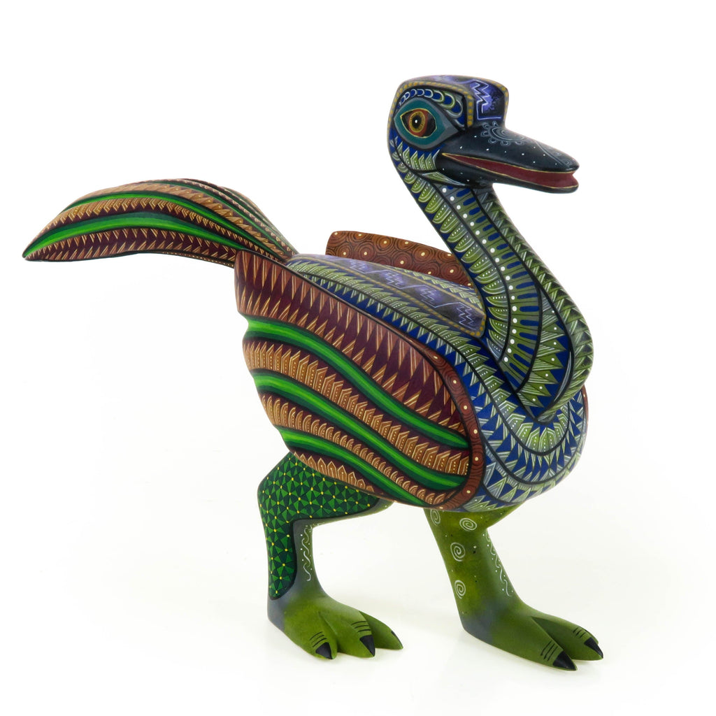 Ostrich - Oaxacan Alebrije Wood Carving – VivaMexico.com - Mexican Art
