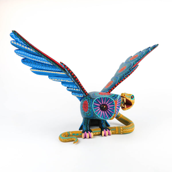 Colorful Elephant - Oaxacan Alebrije Wood Carving www.VivaMexico.com