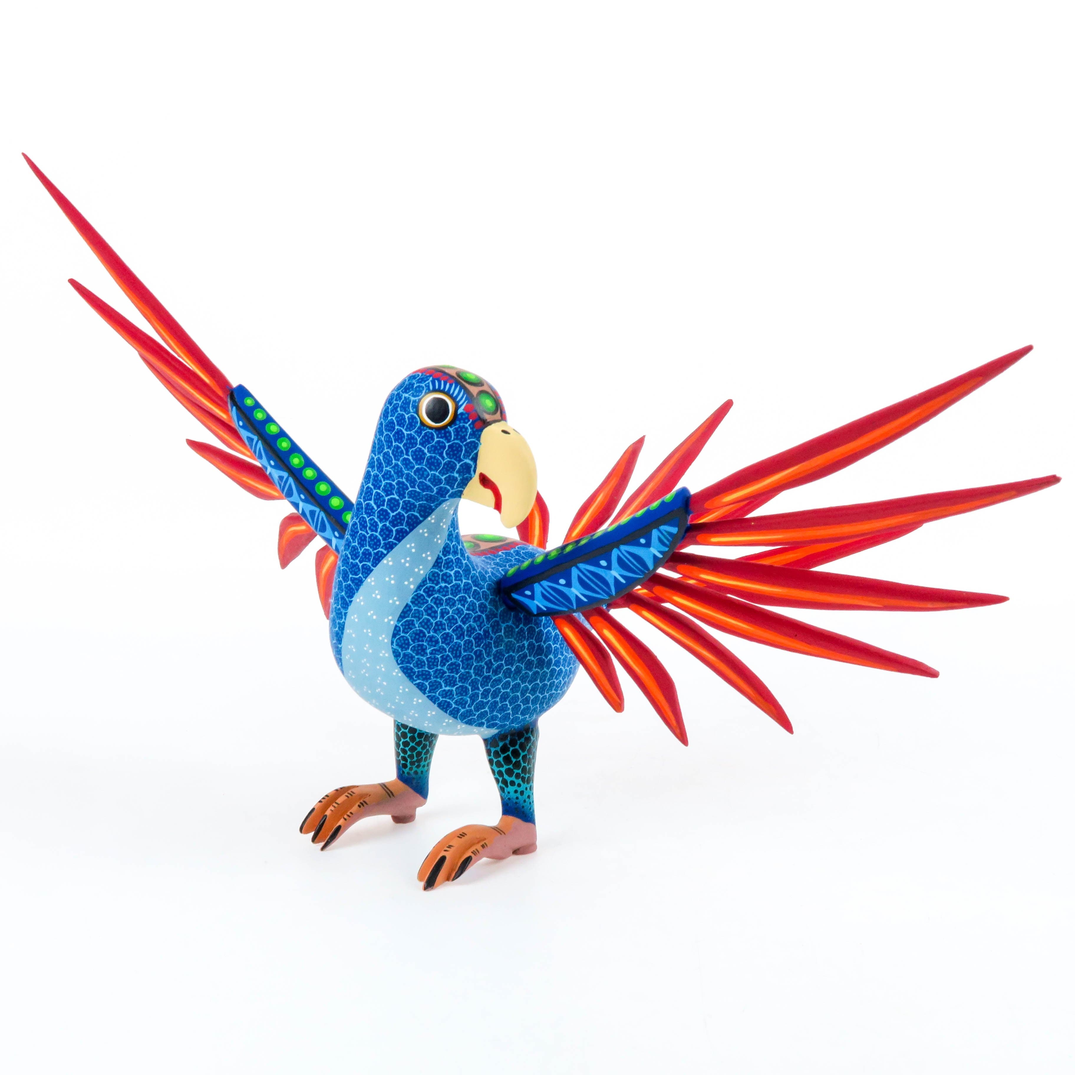 Parakeet - Oaxacan Alebrije Wood Carving – VivaMexico.com