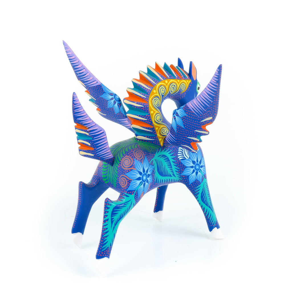 Pegasus Horse - Oaxacan Alebrije Wood Carving – VivaMexico.com