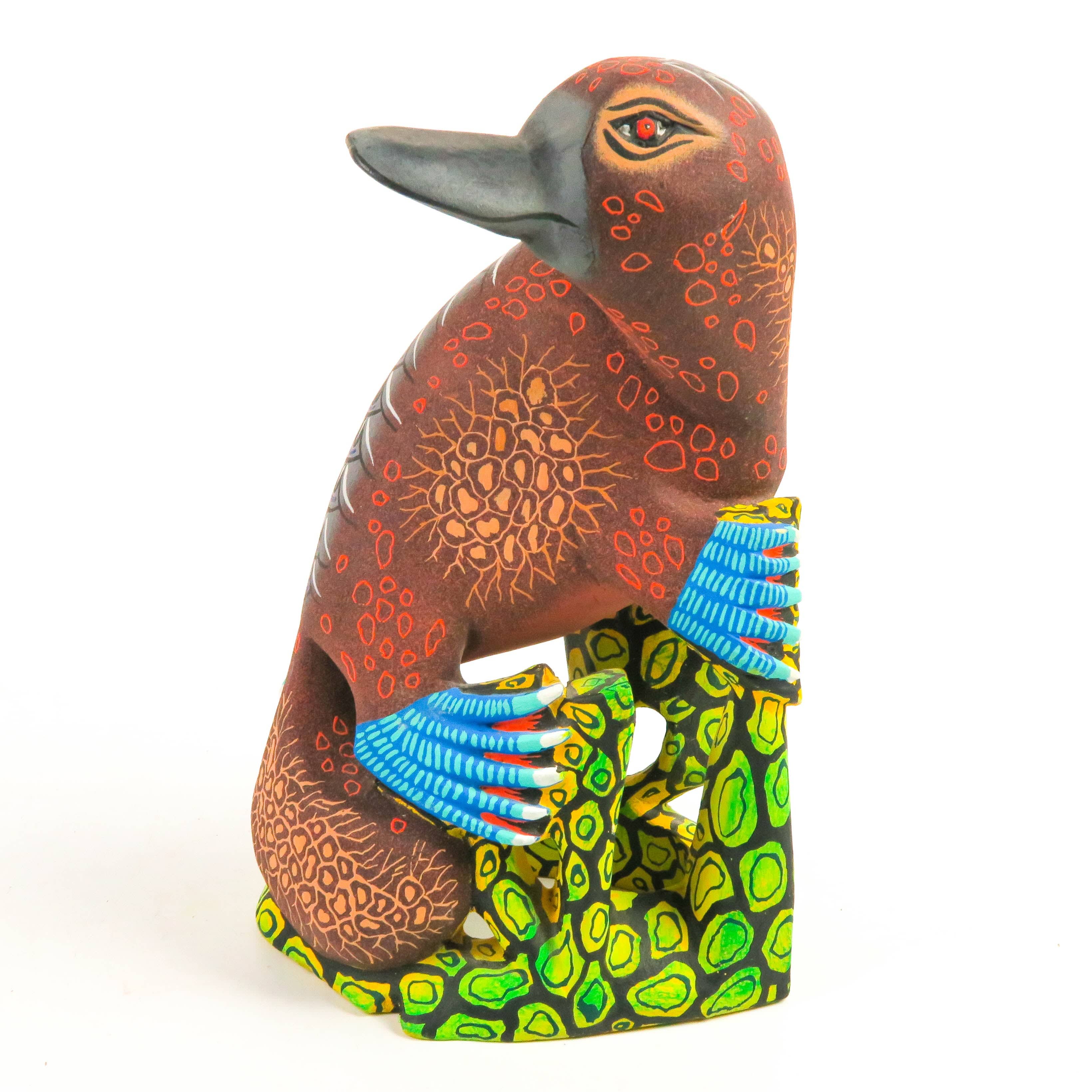Platypus - Oaxacan Alebrije Wood Carving - Eleazar Morales