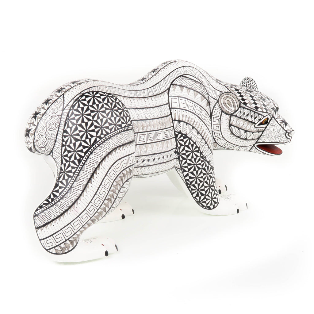 Polar Bear - Oaxacan Alebrije Wood Carving – VivaMexico.com
