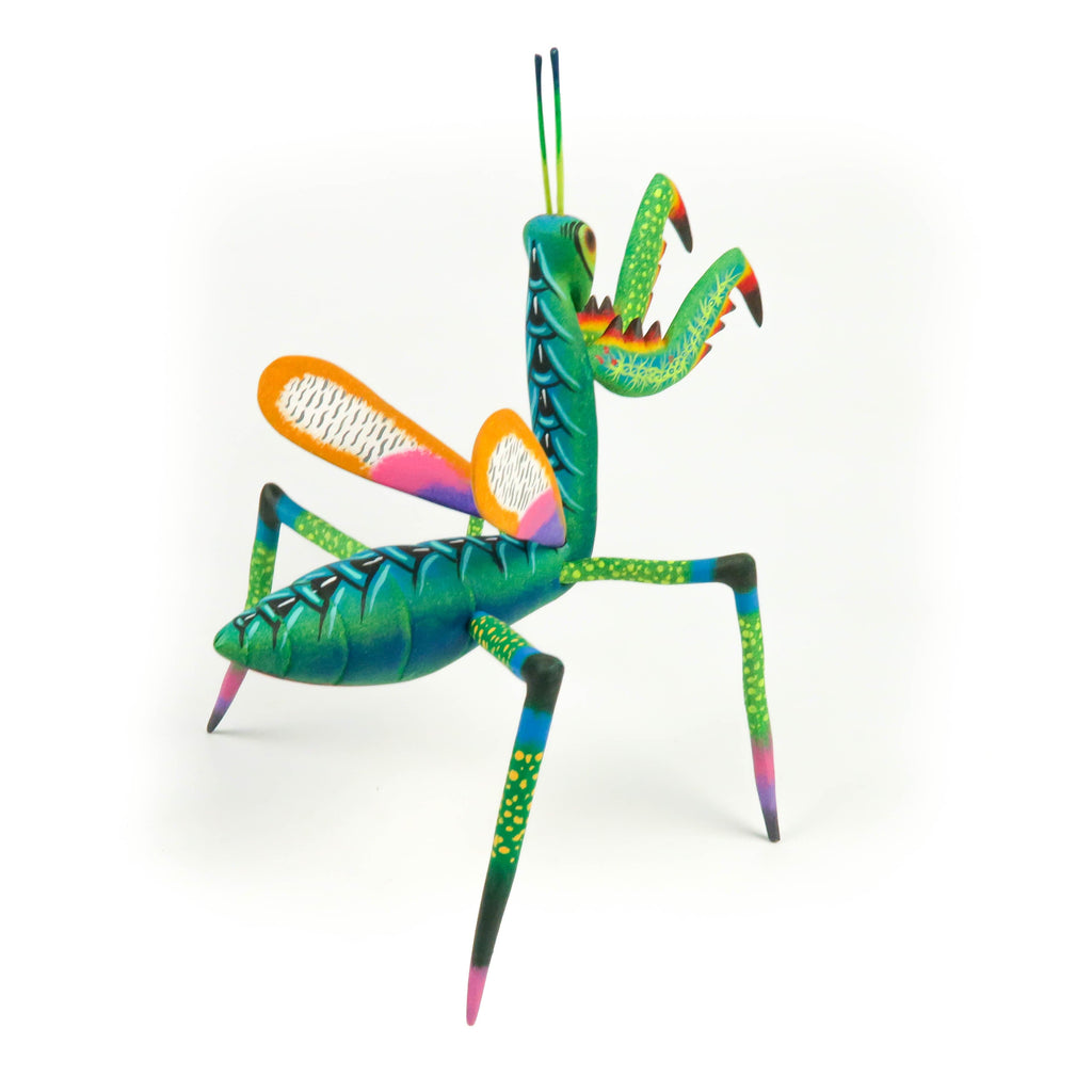 Praying Mantis - Oaxacan Alebrije Wood Carving – VivaMexico.com