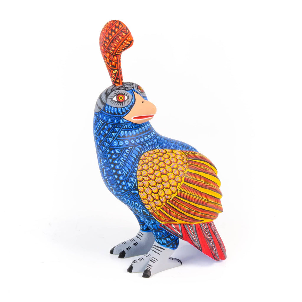 【激レア】oaxaca wood carving Mexico製 Quail - Oaxacan Alebrije Wood Carving – VivaMexico.com - Mexican Art